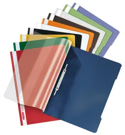 herlitz Chemise à lamelle "Quality", A4, film PP, blanc