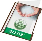 LEITZ Chemise à lamelle Standard, A4, en PP, marron