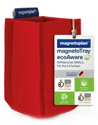 magnetoplan Pot à crayons magnetoTray, petit, rouge