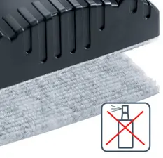 nobo Brosse magnétique pour tableau blanc, feutre gris
