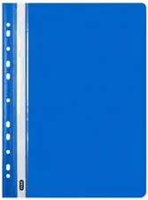Oxford Chemise de rangement à lamelle, A4, PP, bleu