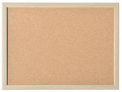 magnetoplan Tableau en liège avec cadre bois, (L)800 x