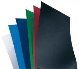 GBC Couverture de reliure PolyOpaque, A4, 0,30 mm, bleu