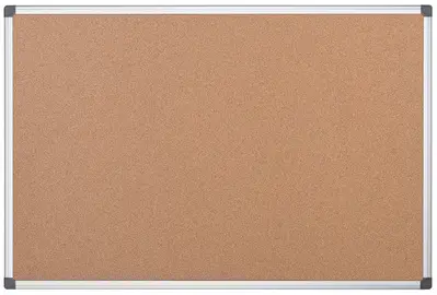 Bi-Office Tableau en liège "Maya", 1.200 x 900 mm, cadre alu