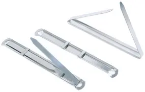RAPESCO Relieur à lamelle, 2 trous, en acier