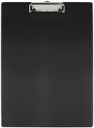 WESTCOTT Porte-bloc à pince, plastifié, A5, noir