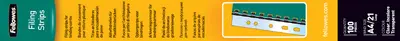 Fellowes bandes de classement pour reliure, transparent