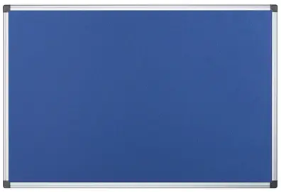 Bi-Office Tableau en feutre "Maya", 1.800 x 1.200 mm, bleu