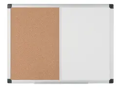 Bi-Office Tableau mixte, tableau blanc / liège, 600x450 mm