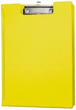 MAUL Porte-bloc à pince, plastifié, A4, jaune