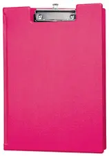MAUL Porte-bloc à pince, plastifié  A4, rose vif