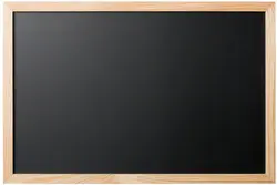 Bi-Office Tableau noir, avec cadre, pin, 600 x 400 mm