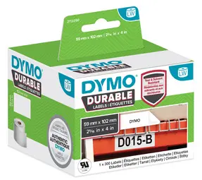 DYMO Etiquette pré-dimensionnée résistante, 59 x 102 mm