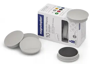 magnetoplan Discofix aimant rond "standard", blanc
