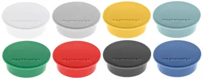 magnetoplan Discofix aimant rond "color", couleurs assorties