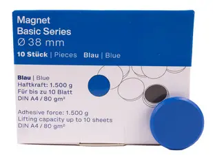 magnetoplan Aimant rond "Basic", 38 mm, vert