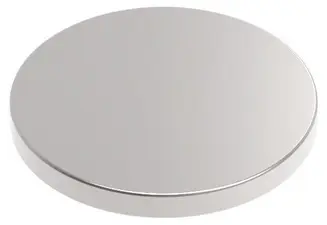 MAUL Aimant néodyme, diamètre: 10 x (H)1 mm, nickel