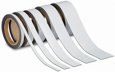 MAUL Ruban magnétique, 10 mm x 10 m, épaisseur: 1 mm, blanc
