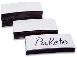 magnetoplan Etiquettes aimantées, 50 x 100 x 0,6 mm, blanc