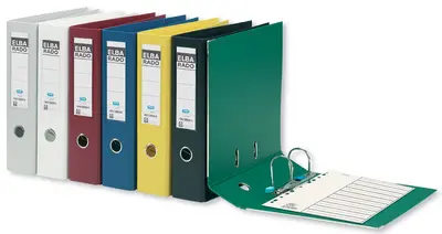 Oxford Classeur rado plast, largeur de dos: 80 mm, A4, gris