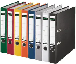 LEITZ Classeur à levier 180 degrés, format A4, 52mm, orange
