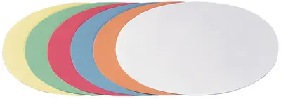 FRANKEN Carte de présentation, oval, 110 x 190 mm, vert