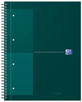 Oxford International Cahier NOTEBOOK, A4, ligné, vert foncé