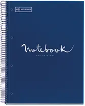 MIQUELRIUS Cahier à spirale "Notebook EMOTIONS", A4, marine