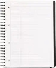 RHODIA Cahier à spirale "Pro Book", A4+, quadrillé, noir