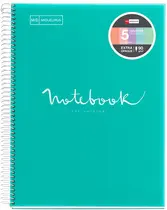 MIQUELRIUS Cahier à spirale "Notebook EMOTIONS", A4, rouge