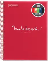 MIQUELRIUS Cahier à spirale "Notebook EMOTIONS", A4, bleu