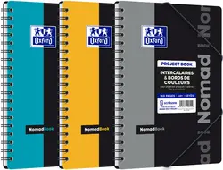 Oxford Etudiants Cahier "NOMADBOOK", B5, quadrillé 5x5