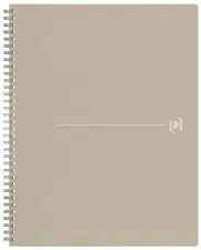 Oxford Cahier à spirales Origins, A4, ligné, beige
