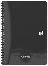 Oxford Office Cahier à spirale "Oceanis", A5, PP, noir