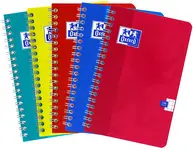 Oxford Carnet reliure intégrale, 90 x 140 mm, quadrillé 5x5