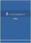 CONQUERANT SEPT Bloc-notes Notes, quadrillé, A4