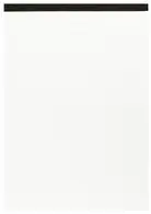 LANDRÉ Bloc-notes sans page de couverture, A5, 50 feuilles,
