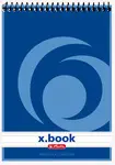 herlitz Bloc-notes à spirale x.book, A6, 50 pages, ligné
