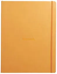 RHODIA Carnet de notes RHODIARAMA, A4+, ligné, orange