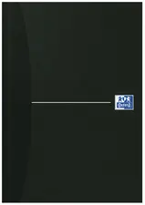 Oxford Carnet de notes "Smart Black", relié, A5, ligné