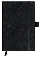 herlitz Carnet my.book classic A5, quadrillé,192 pages, noir