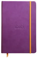 RHODIA Carnet rigide RHODIARAMA, A5, ligné, violet