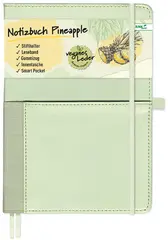 RNK Verlag Cahier Vegan "Pineapple", pointillé, A5