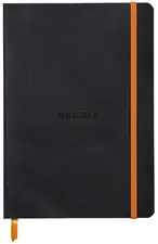 RHODIA Carnet souple RHODIARAMA, A5, ligné, noir