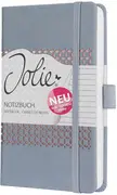 sigel Carnet Jolie Impress, similicuir, A6, gris