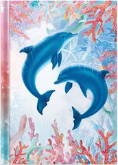 RNK Verlag Carnet de notes "Dauphin", A4, 96 feuilles, uni