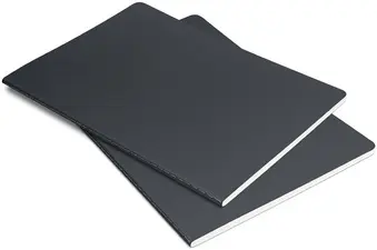 sigel Carnet Linescape, A5, quadrillé, gris foncé / gris
