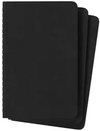 MOLESKINE Cahier, L/A5, uni, carton, noir