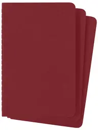 MOLESKINE Cahier, L/A5, ligné, carton, rouge