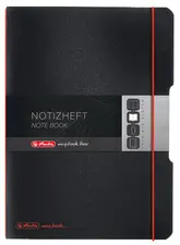 herlitz Carnet de notes my.book flex, A5, PP, noir